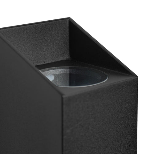 Nordlux Nico Wandlamp Buiten - 2-lichts GU10 - IP54 - Zwart