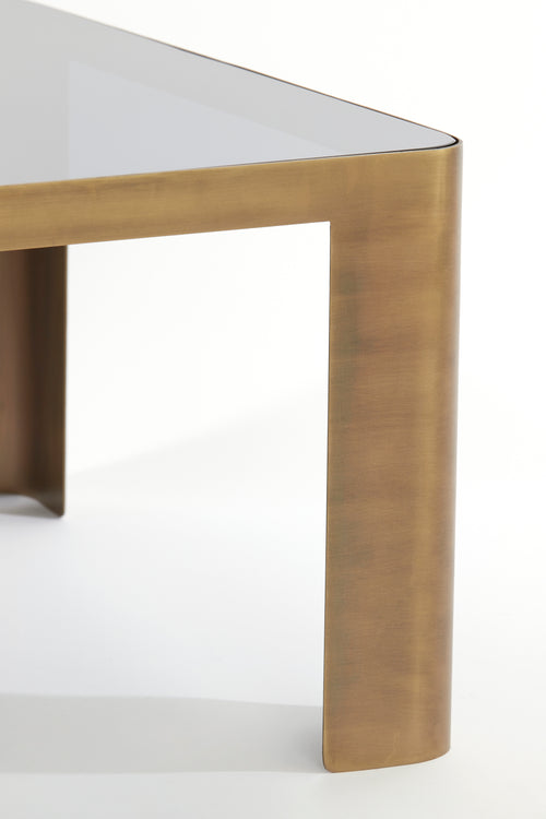 Light & Living salontafel OXE - Ø75x40cm - brons - Set van 2 - vtwonen shop