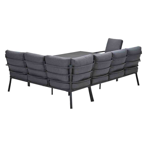 Garden Impressions lounge dining set Senja mystic grey - 4-delig - rechts incl stoel - vtwonen shop