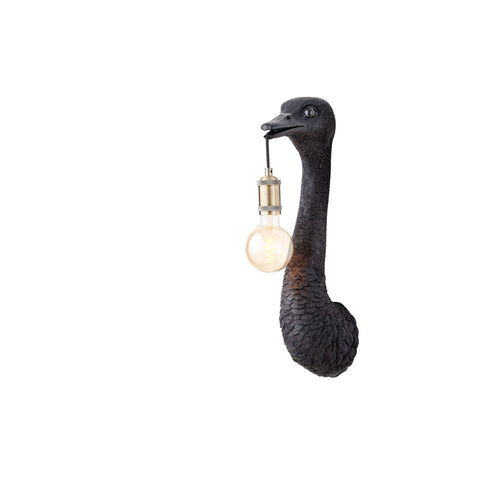 Light & Living wandlamp Ostrich - zwart - 18x15.5x57.5cm - vtwonen shop