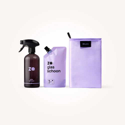 ZO glas schoon startpakket (3 navullingen)