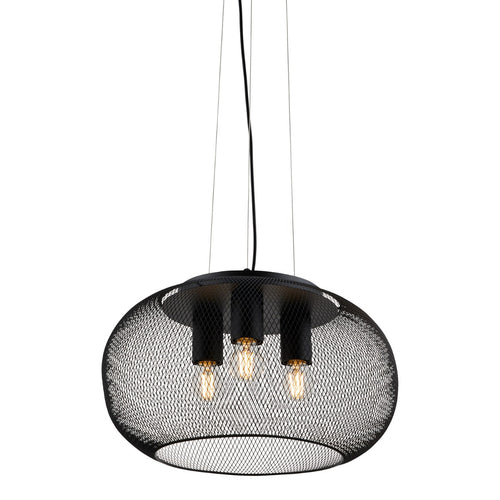 Lighto | Moderne hanglamp zwart 3-lichts | Senna - vtwonen shop