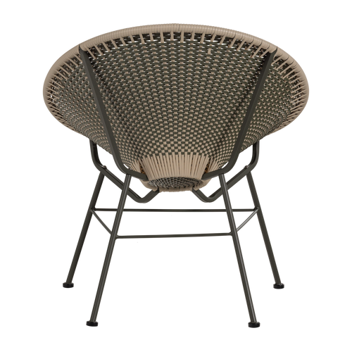 WOOOD loungestoel Kazoun - Kunststof - Groen - 81x73x71