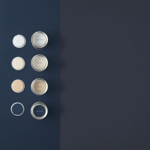 Graham & Brown Vliesbehang - Midnight Navy Plain - 10mx53cm - vtwonen shop