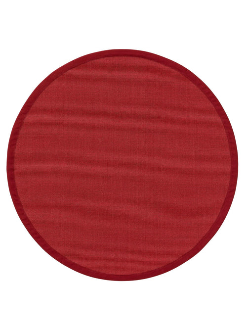 benuta sisal vloerkleed Sana - rood - ø 150 cm