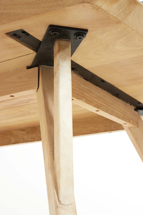 Light & Living eettafel QUENZA - 200x100x76cm - bruin