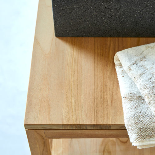 Tikamoon Badmeubel in massief teak 120 cm - Naturel