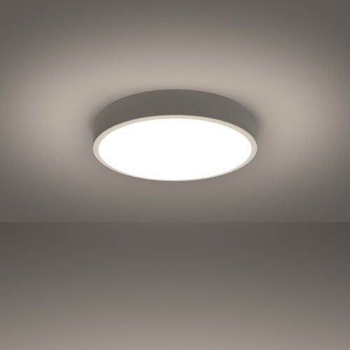 Sollux Lighting Plafondlamp ONYX 40 wit LED 3000K - 40x40x6cm