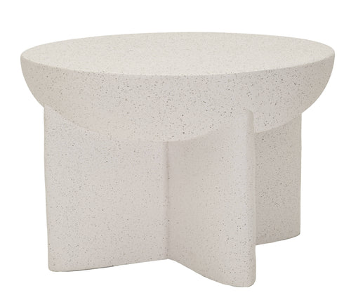 Mauro Ferretti salontafel - Ø 63,8x42,5 cm - wit