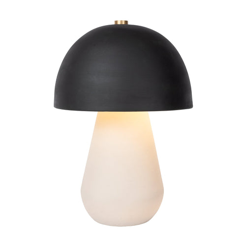 Atmooz tafellamp Sacha - gebroken wit-zwart - Ø 25 x H 38 cm - E27
