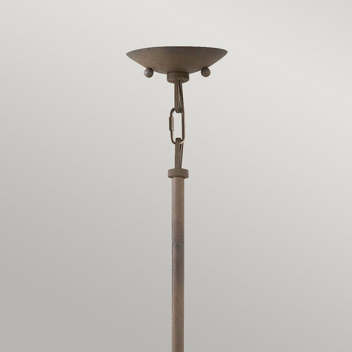 Elstead Carson - 3-lichts hanglamp voor buiten in ijzer IP44, E14
