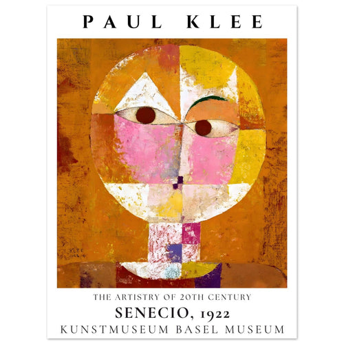 Artfulprints  Paul Klee - Senecio   poster 30x40 cm - vtwonen shop