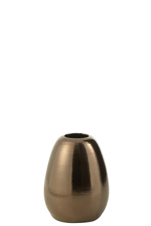 J-Line vaas - porselein - zwart - small - 30 cm hoog