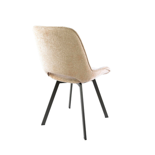 Giga Meubel Eetkamerstoel Jaroq - Zand - Draaibaar - Set van 4 - vtwonen shop