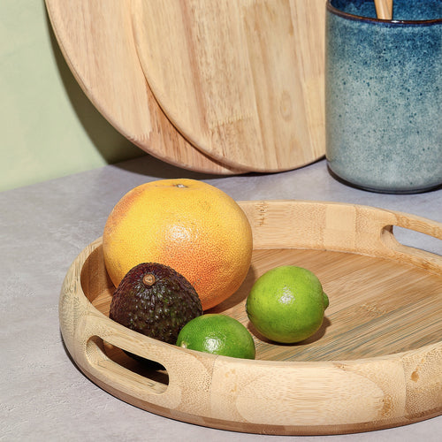 Salt & Pepper - Serveerschaal 32xH5cm hout Essenza