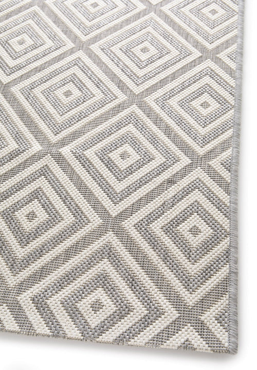 AFK Living vloerkleed Solara - voor binnen en buiten - grijs - 160 x 230 cm - vtwonen shop