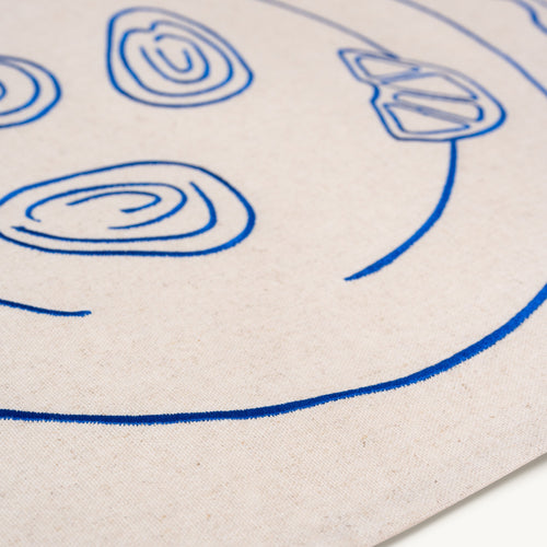 Kulu Club placemats - bord met oesters - linnenmix - set van 2 - vtwonen shop