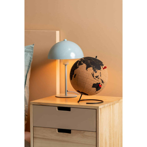 Present Time ornament World Globe Large - zwart - Ø20cm - vtwonen shop