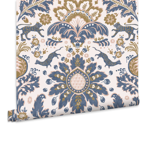 Joules Vliesbehang - Animal Damask