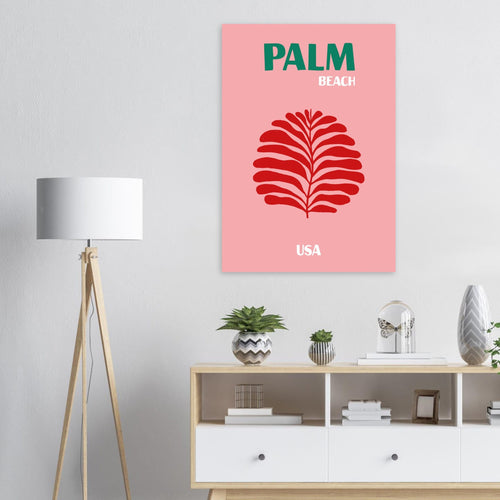 Artfulprints  USA - Palm Beach   poster 30x40 cm - vtwonen shop