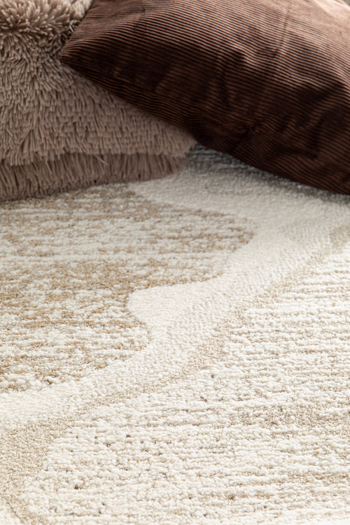 AFK Living vloerkleed Scia - Zacht comfort voor elke dag en OEKO-TEX® Standard 100 gecertificeerd. - beige - 200x290 cm