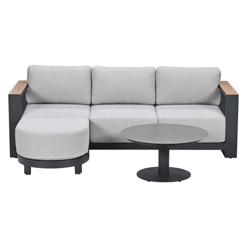 Garden Impressions Loungeset Malakka 3-delig - light teak look