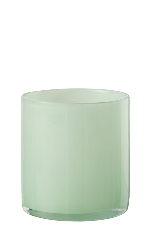 J-Line windlicht Jade - glas - lichtgroen - medium - vtwonen shop