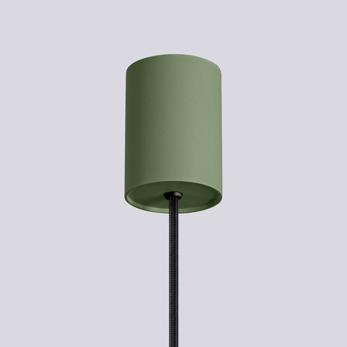 Sollux Lighting Hanglamp HALO 1 olijfgroen - 12x12x120cm