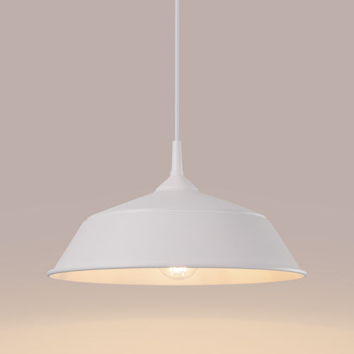 Sollux Lighting Hanglamp FRIKA wit - 34x34x74cm