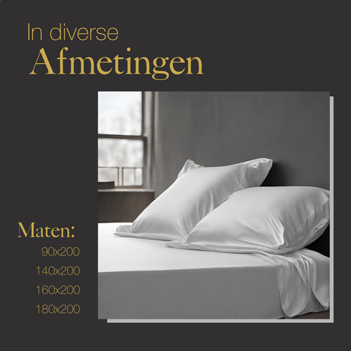 Ten Cate premium - hoeslaken - 90x200 - 100% katoen satijn - wit