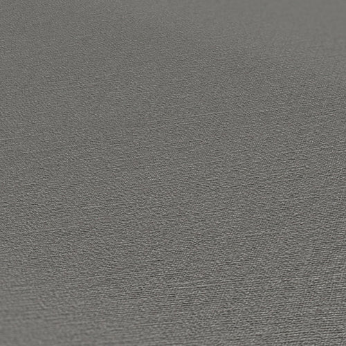 A.S. Création behang effen antraciet grijs - 53 cm x 10.05 m - AS-376034