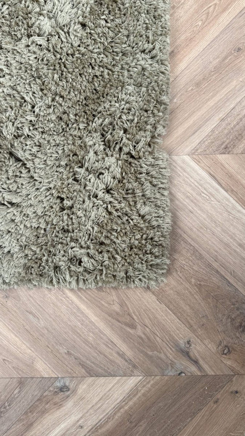 Interieur05 vloerkleed Pilo - hoogpolig - groen - 200 x 290 cm