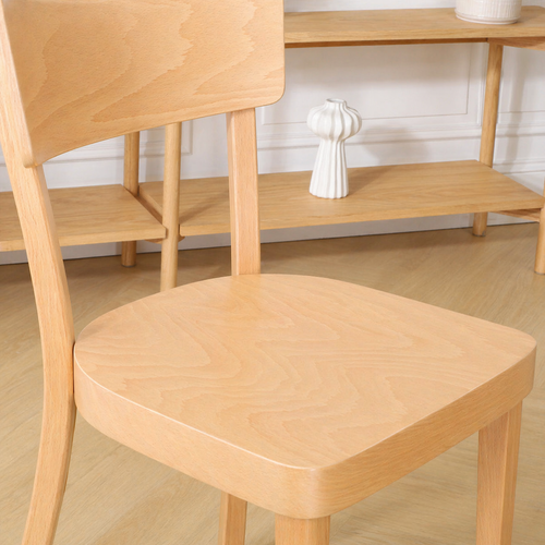 Fameg Fergus houten eetkamerstoel naturel honey