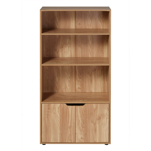 CALICOSY - Rek met 3 niveaus en opbergruimte MODU - Hout - 29x58,5x120 cm