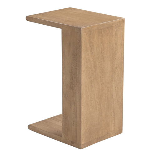 Giga Meubel Bijzettafel Nila - Naturel Hout - 36x28x56cm