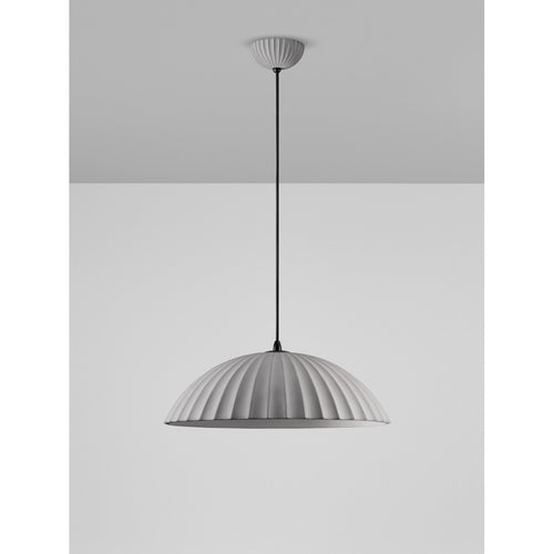 Nova Luce AMMOS  Ammos Dome hanglamp voor plafond, grijs E27, 1x12W