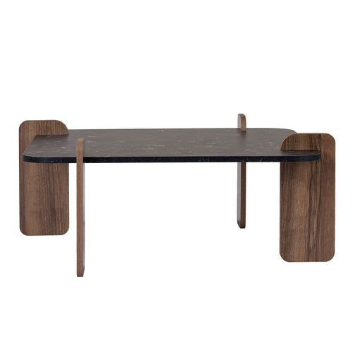Calicosy - Vierkante ORME - Donker hout 90x90x35 cm