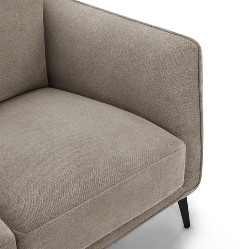 Furnhouse 2-zitsbank Selena - Taupe - Stof - 85x158x85