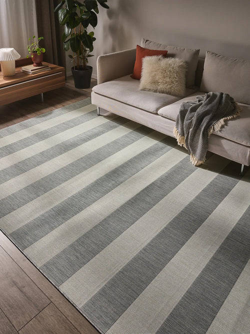 benuta binnen- en buitenkleed Metro - grijs - 120x170 cm