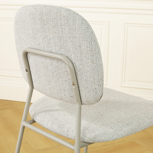 Nolon Jasmijn Eetkamerstoel Beige Melange - Grijsbeige - vtwonen shop