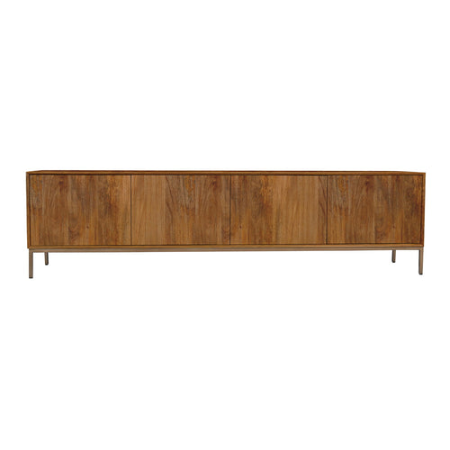 StarFurn Tv-meubel Madison - Naturel Hout - 210x45x55cm - vtwonen shop