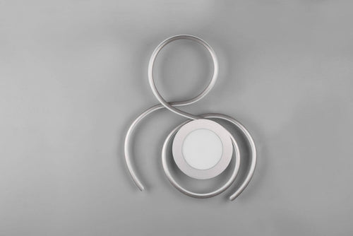 Trio Leuchten plafondlamp Jive - 2 lichts - 50  x 7   cm - mat chroom - vtwonen shop