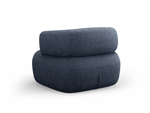 Micadoni - Fauteuil "Jenny" chenille, donkerblauw - 88x90x73cm
