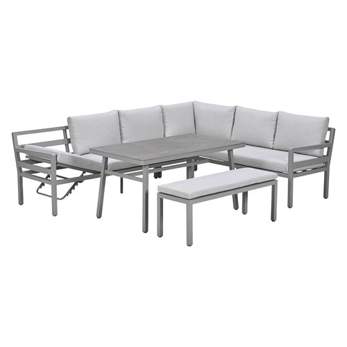 Garden Impressions lounge dining set Markus 4-delig - taupe
