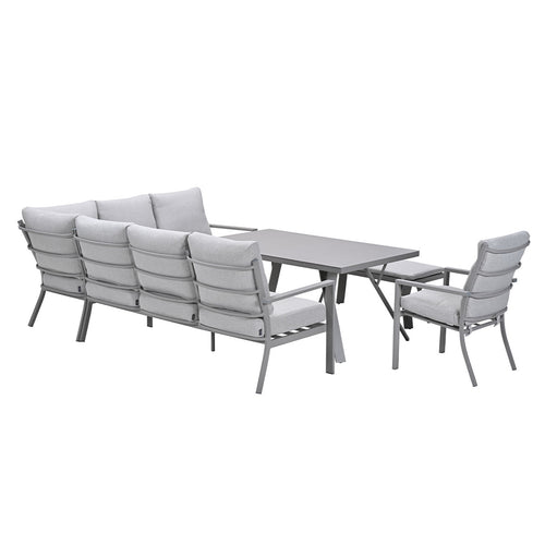 Garden Impressions lounge dining set Senja valley sand - 5-delig - rechts incl stoel - vtwonen shop