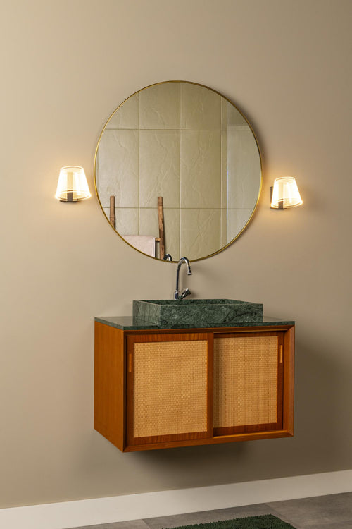 Lucide wandlamp badkamer KORGIS - 1xGeïntegreerde LED - Transparant - vtwonen shop