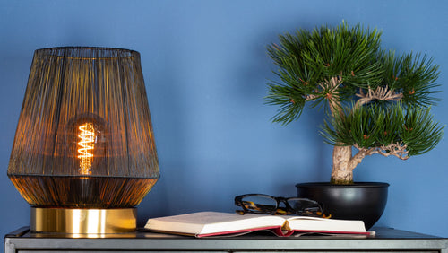 EGLO tafellamp Escandidos - e27 - 26 cm - zwart/koper/goud - vtwonen shop