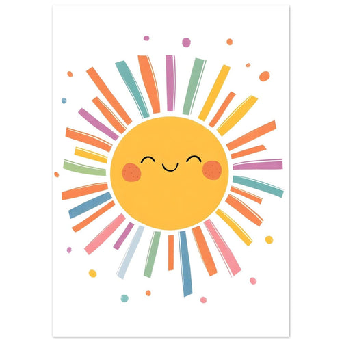 Artfulprints  Warme zonnestraal   poster 50x70 cm - vtwonen shop