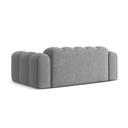 Cosmopolitan Design - Bank Treno 3-zits, chenille lichtgrijs - 94x210x70cm