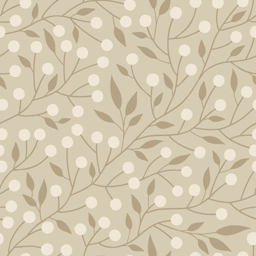 ESTAhome behang bloemmotief beige - 50 x 900 cm - 139591